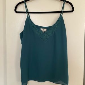Lace Trim Camisole Top Socialite Dark Teal